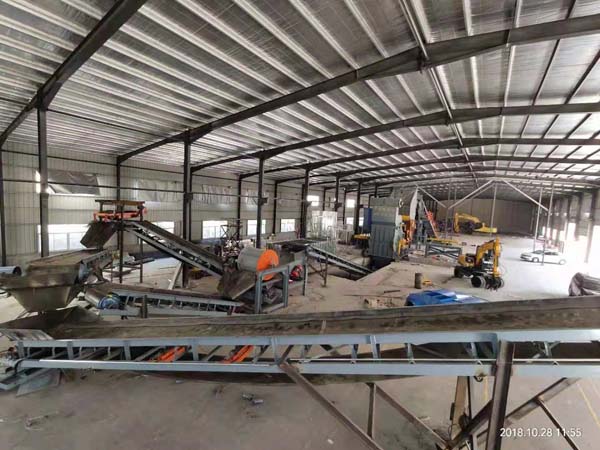 廢鋼破碎線(xiàn)河北案例